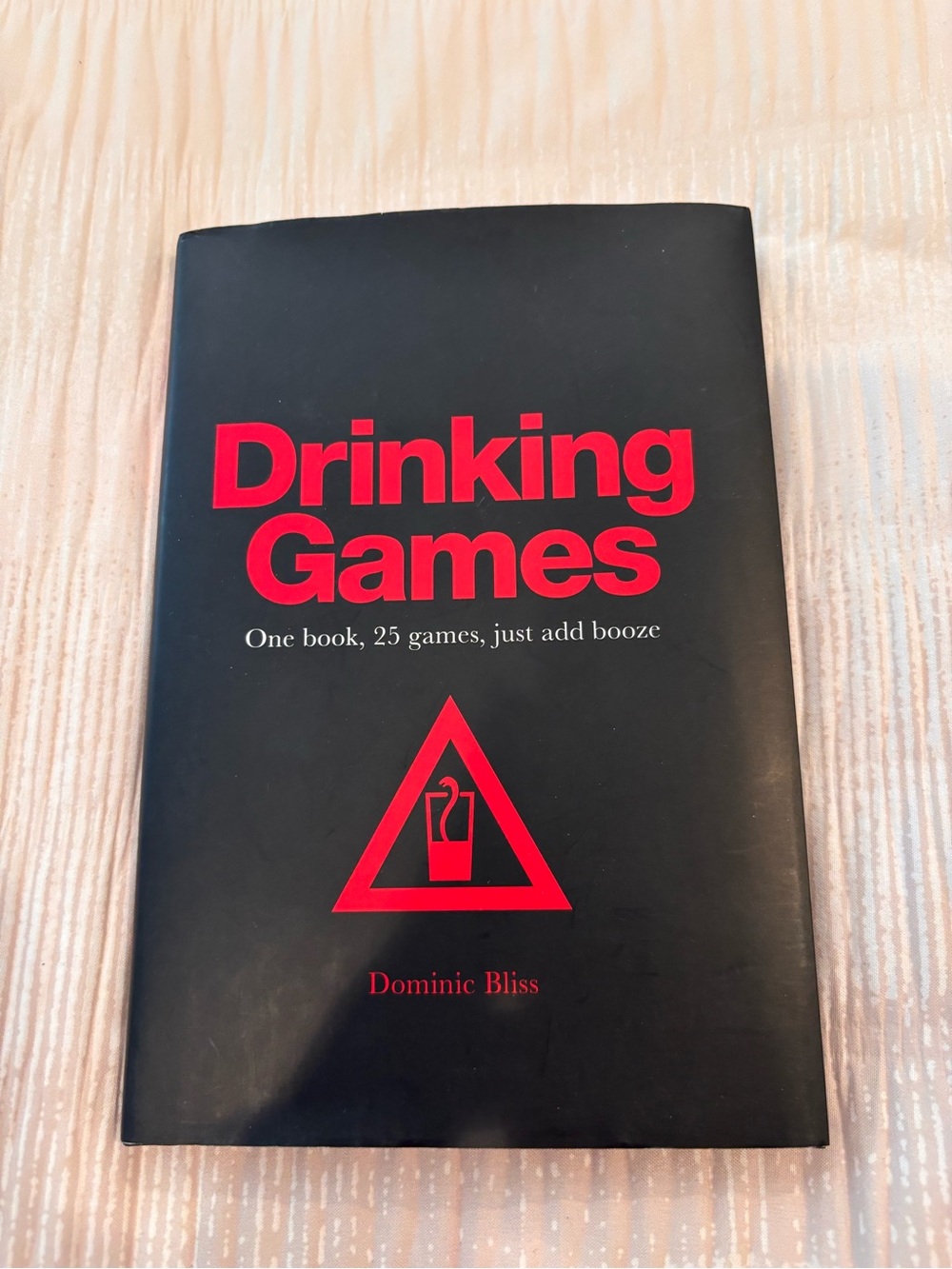 Urban Outfitters Drinking Games Book - Black with Red Text
